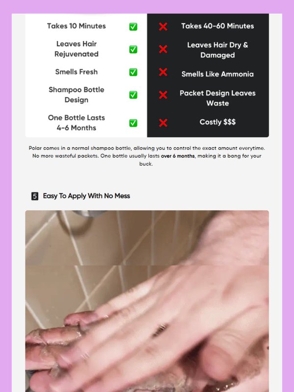 HairRevive Story – Gray Hair Solution Template product image (4)