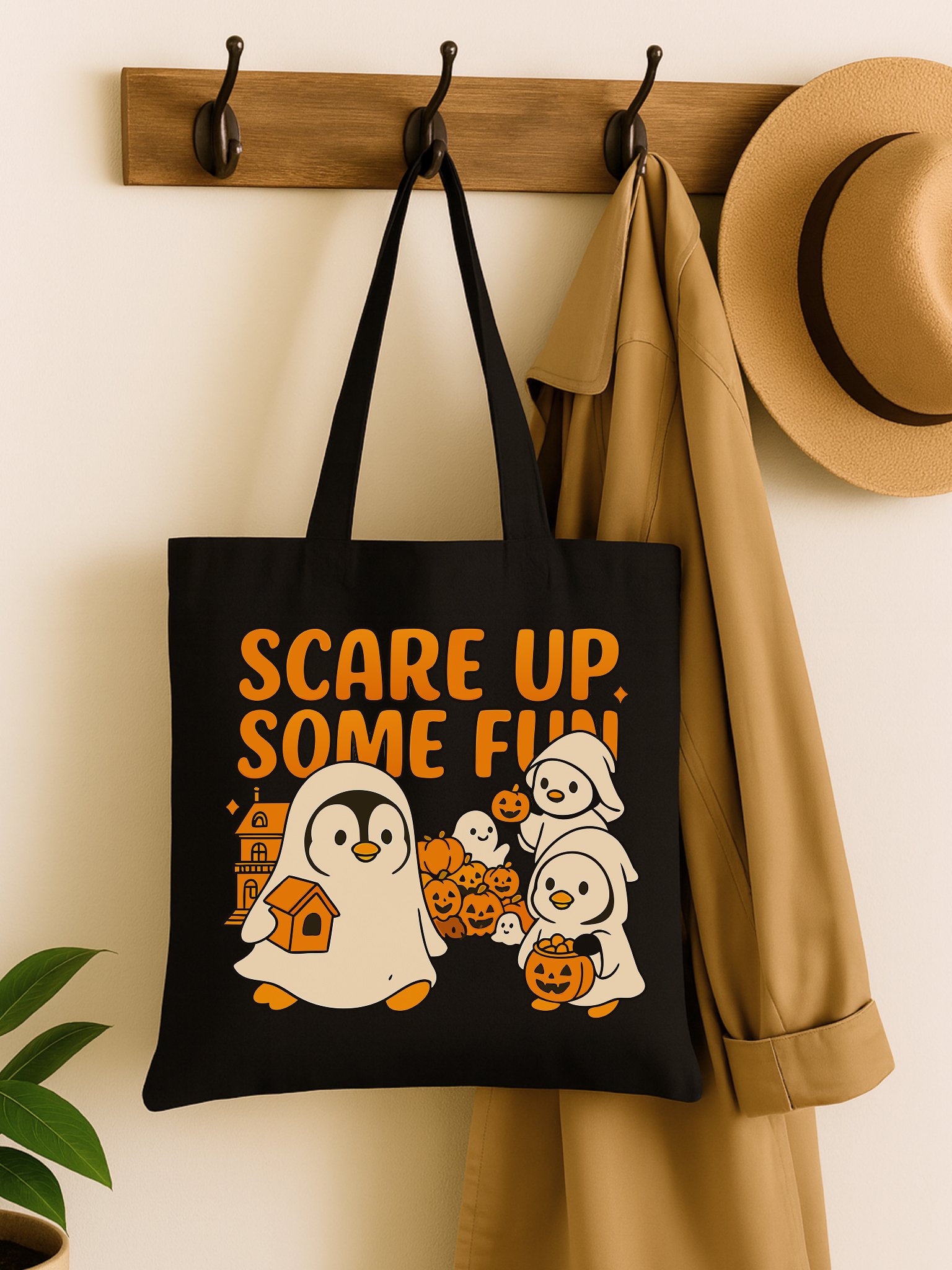 Scare Up Some Fun – Halloween Penguin Digital Print product image (4)