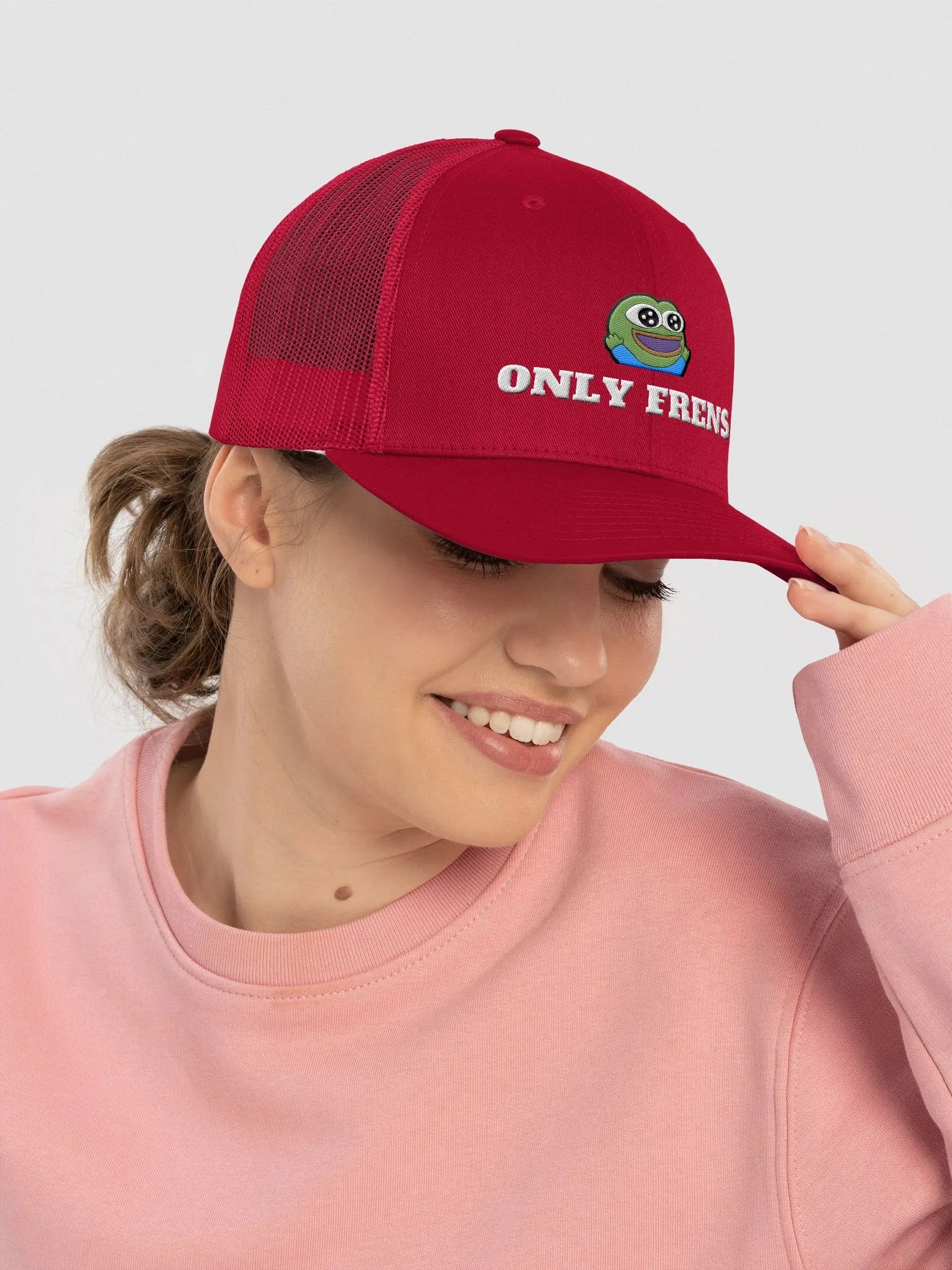 ONLY FRENS PEPE CAP product image (3)