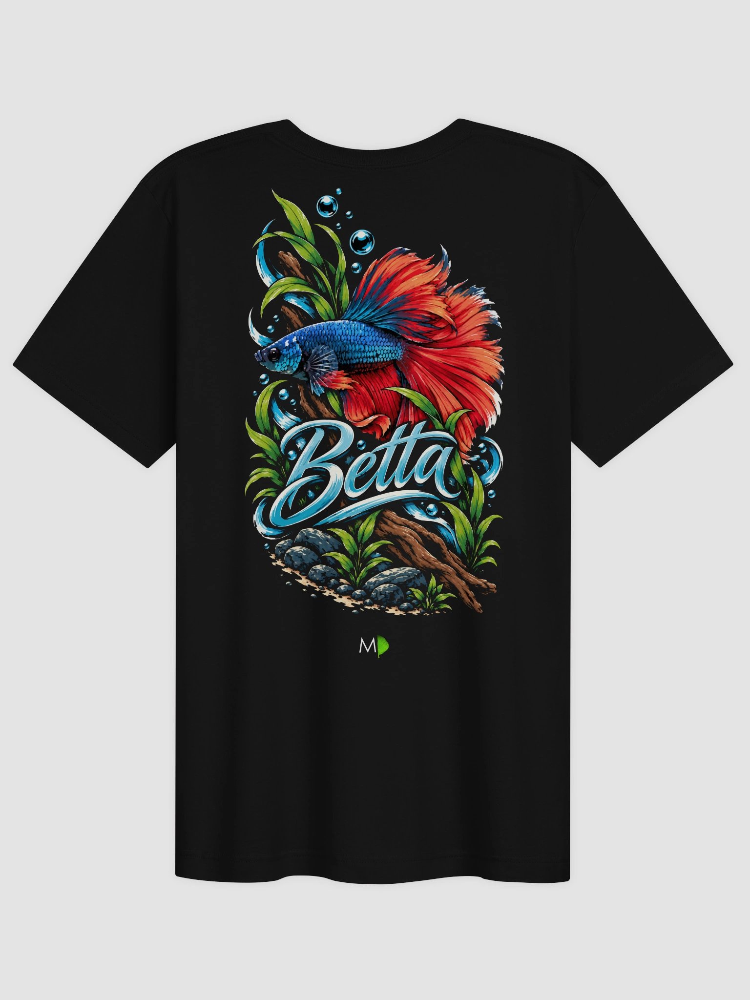 Freshwater Icons - Betta BACK PRINT T-Shirt product image (1)