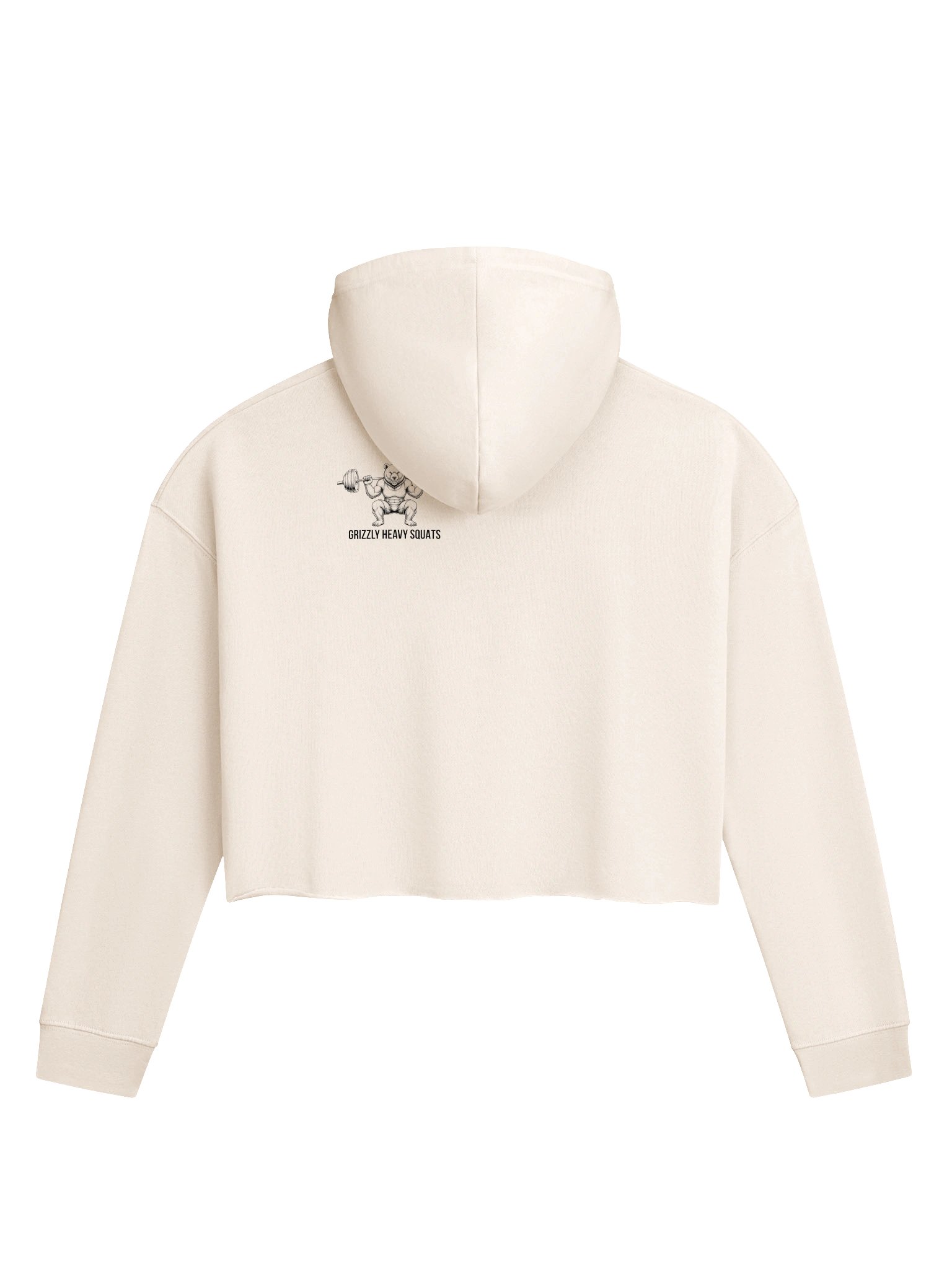 HYBRID ZOO – GRIZZLY CROP HOODIE product image (1)