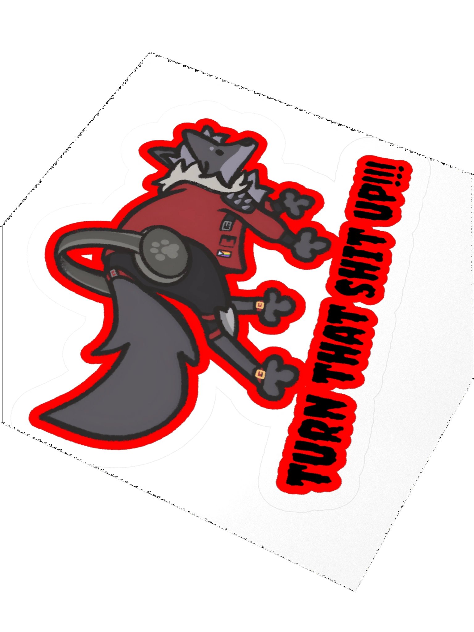 turn that shit up sticker product image (8)