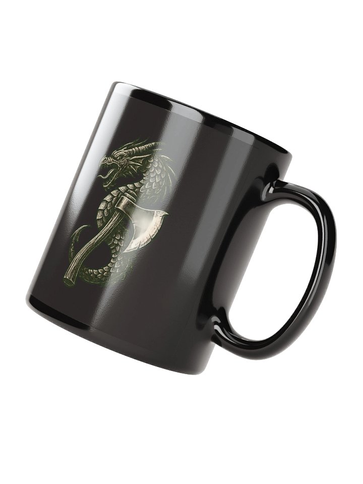 Coffee Mug Rugged Sportsmen Nordic Dragon Axe product image (4)