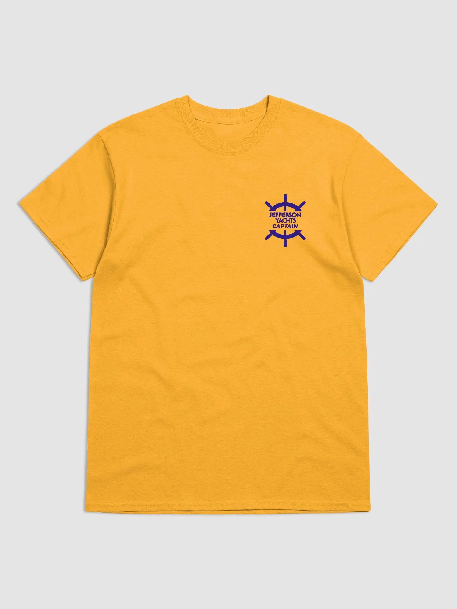 Jefferson Captain - T-Shirt - Light Shirt w/Blue Logo product image (3)