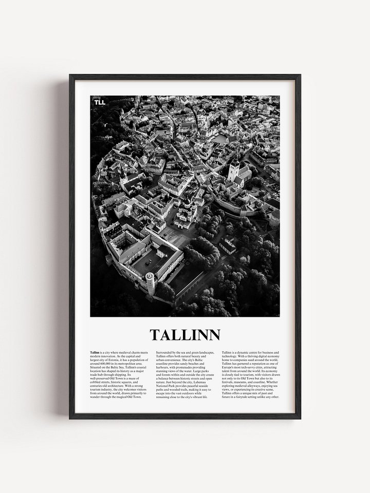 Tallinn 03 Newspaper Poster product image (1)