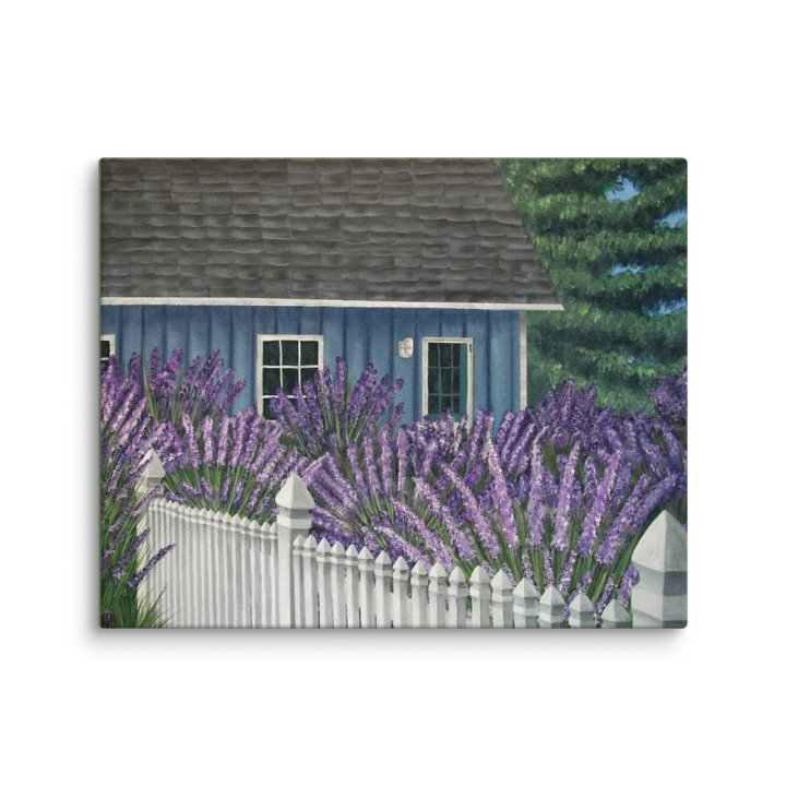Blue Cottage with Lavender product image (1)