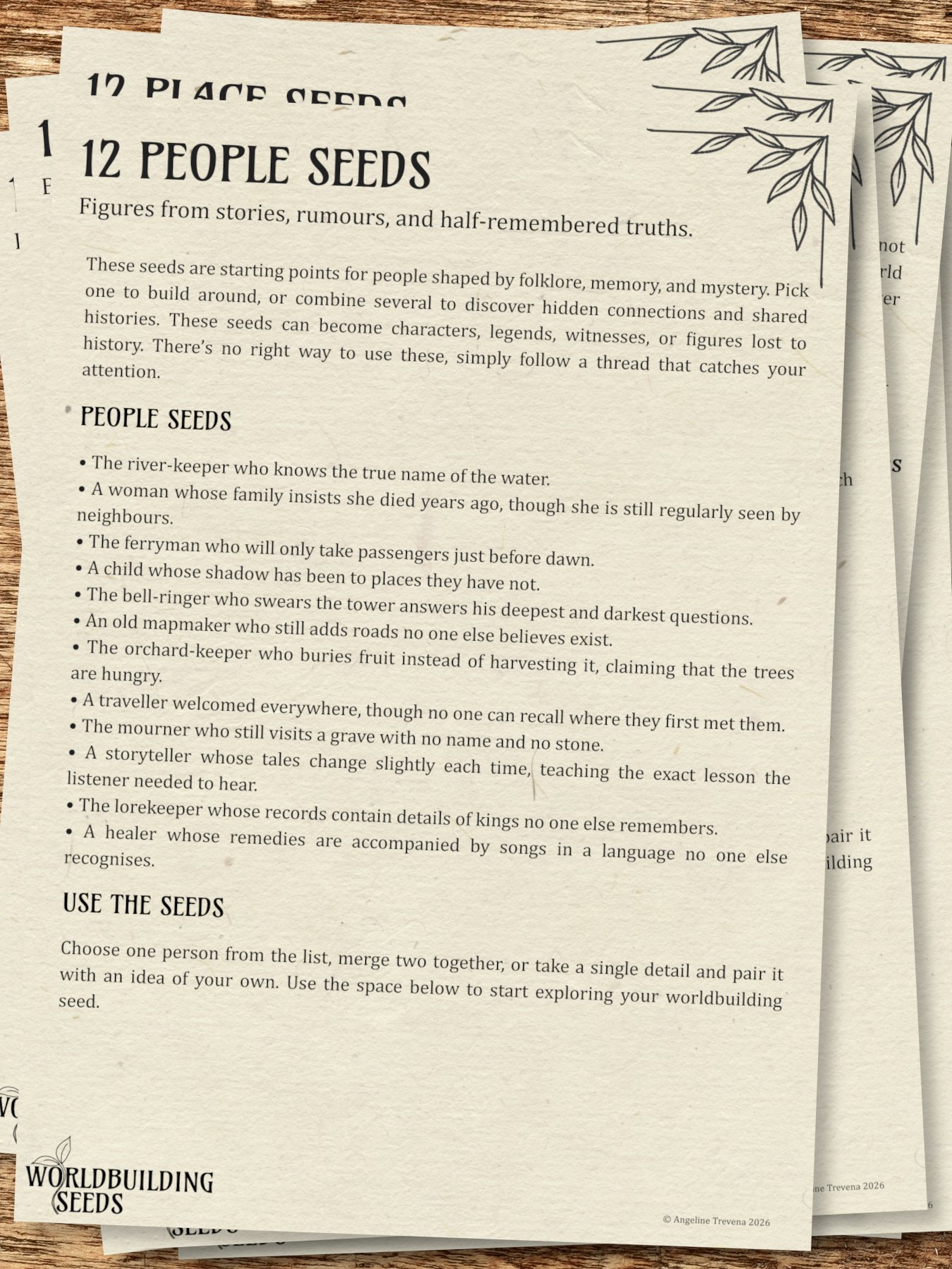 The Worldbuilding Seeds Folklore Pack product image (2)