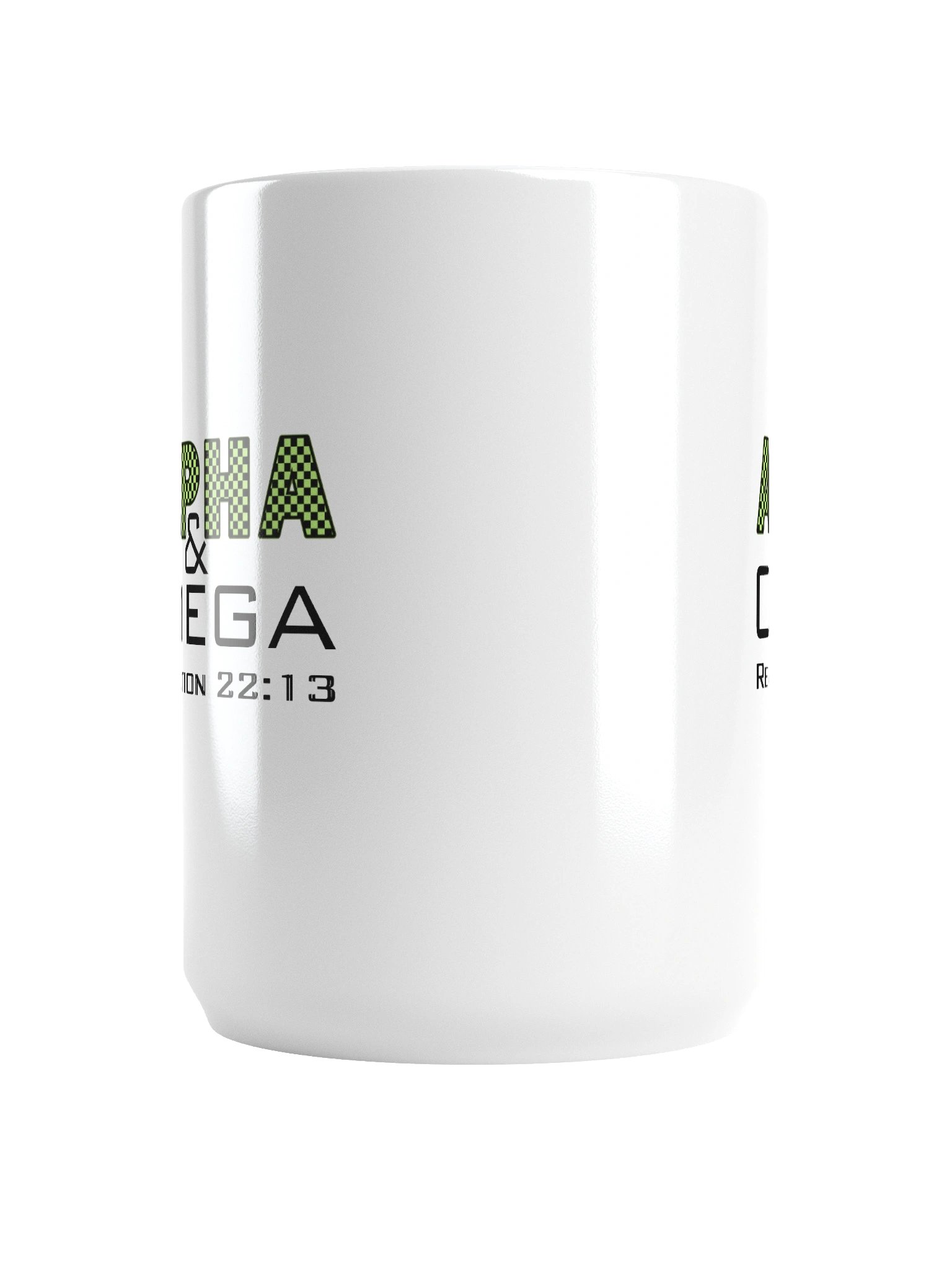 Alpha & Omega Christian 15 oz Mug | Jesus Christ Faith Gift | Inspirational Coffee Cup for Believers product image (6)