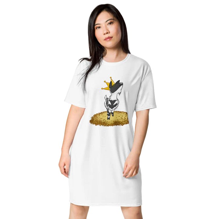 King Jeremy goat - Tee-shirt dress product image (2)