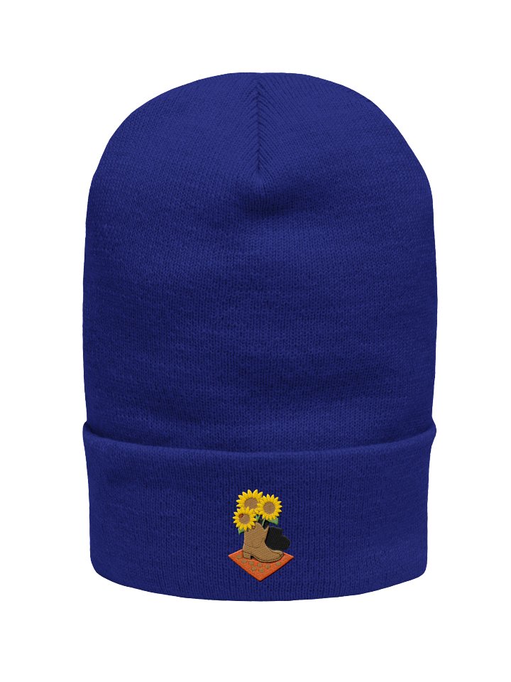 Sunflower Cowboy Boots Beanie product image (1)