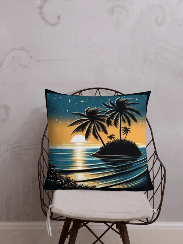 Sunrise Serenity Decorative Pillow | AI Design product image (1)