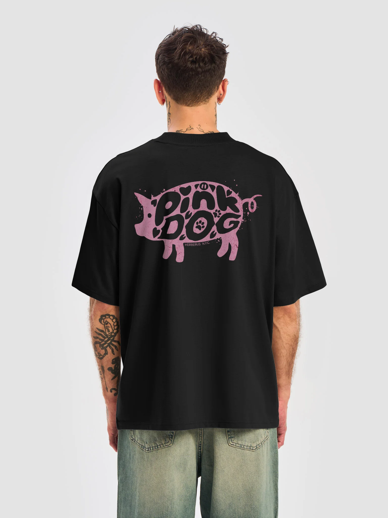 Pink Dog Oversized Tee product image (5)