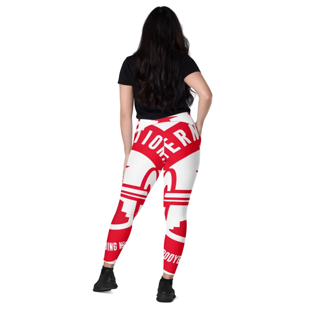 IFBNewsfeed.Org's All-Over Print Crossover Leggings with Pockets product image (10)