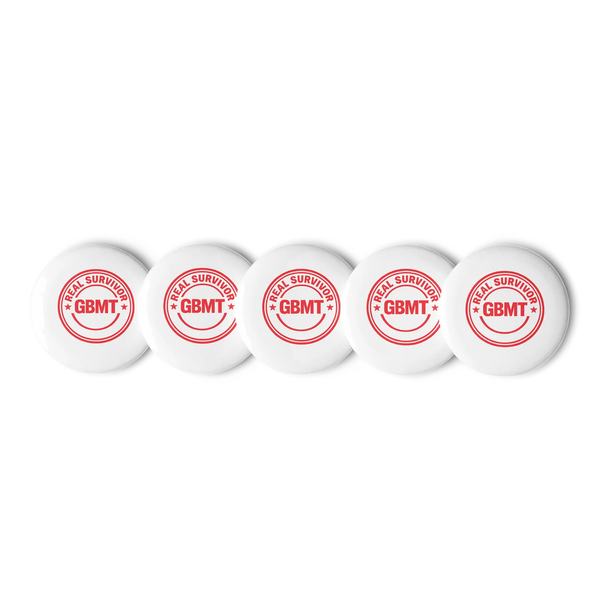 Real Survivor GBMT Pin Buttons Set product image (1)