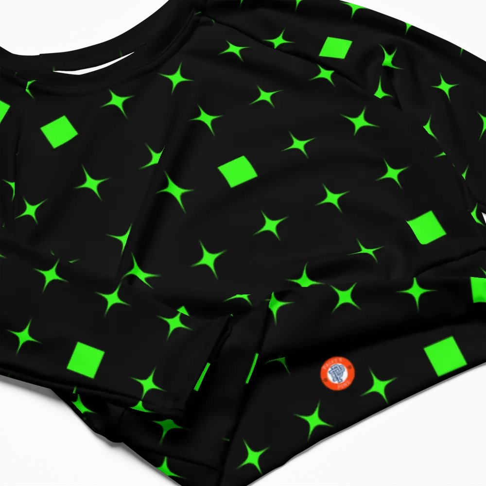 Midnight Galaxy Cropped Rash Guard product image (6)