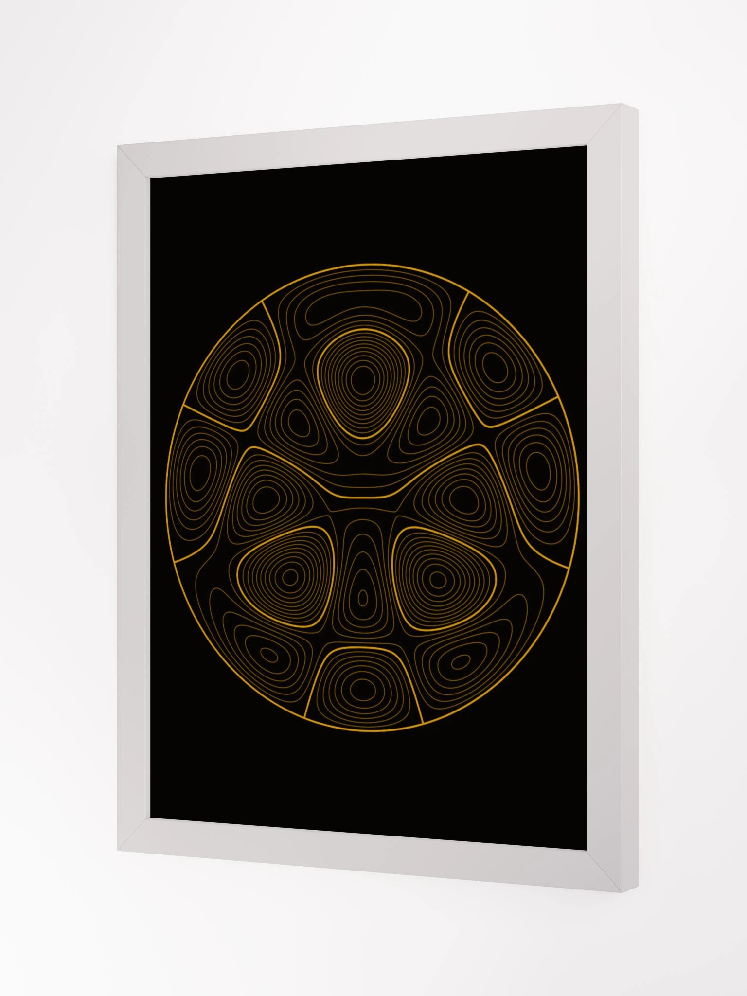 Solar plexus · Lines Framed Poster product image (76)