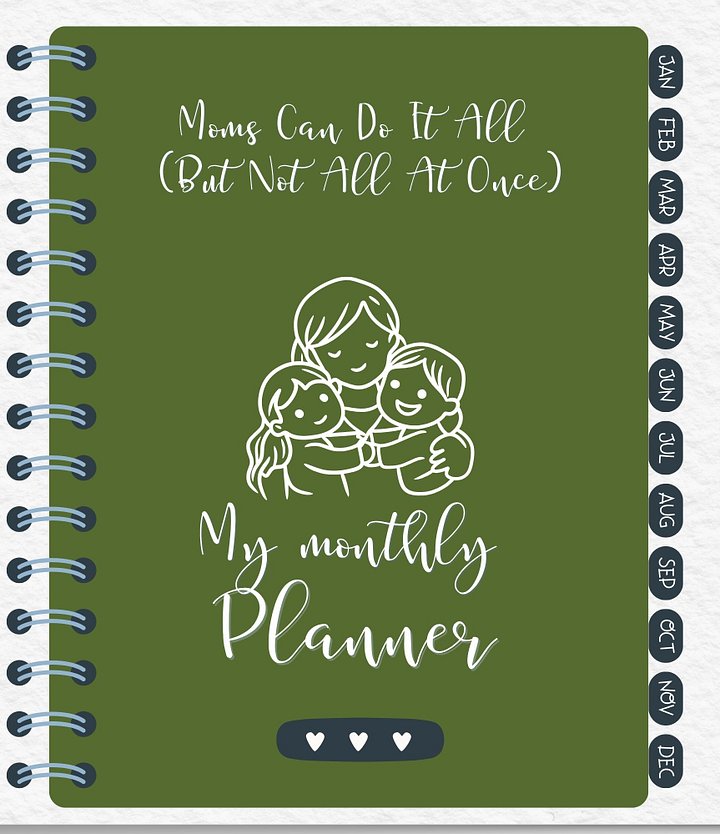 Moms Can Do It All Hyperlinked Planner product image (1)
