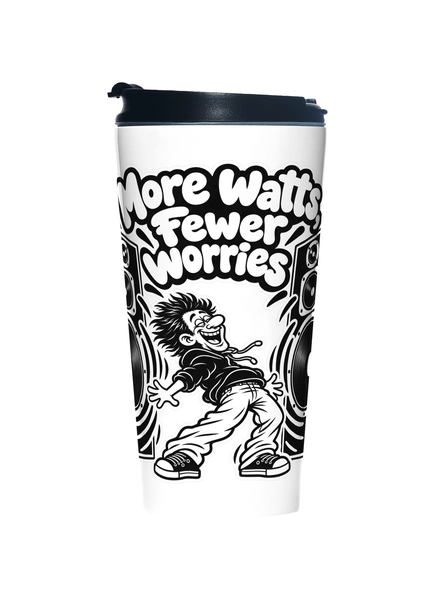 More Watts Fewer Worries - Travel Cup product image (1)