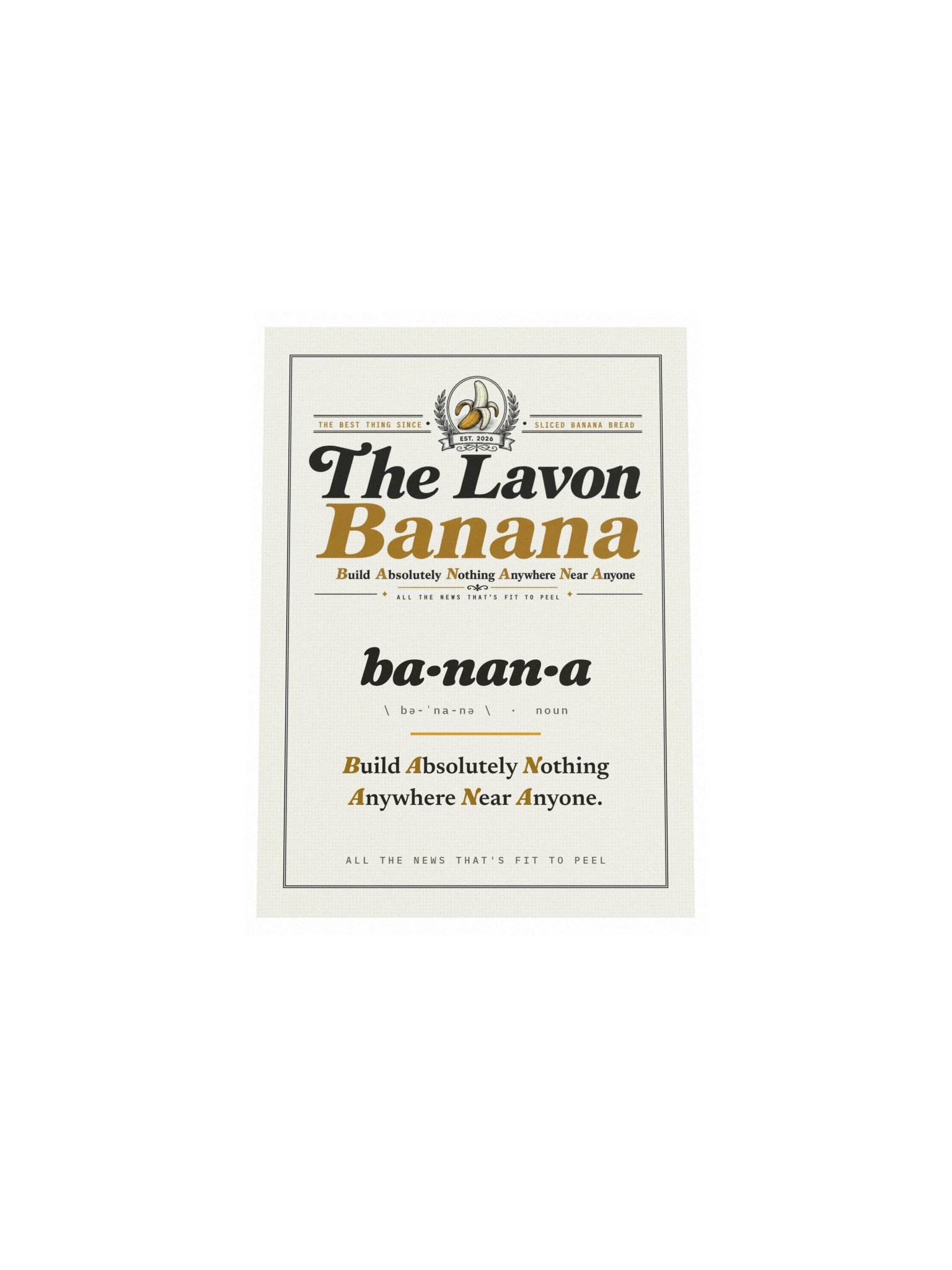 BANANA Broadside Poster product image (8)