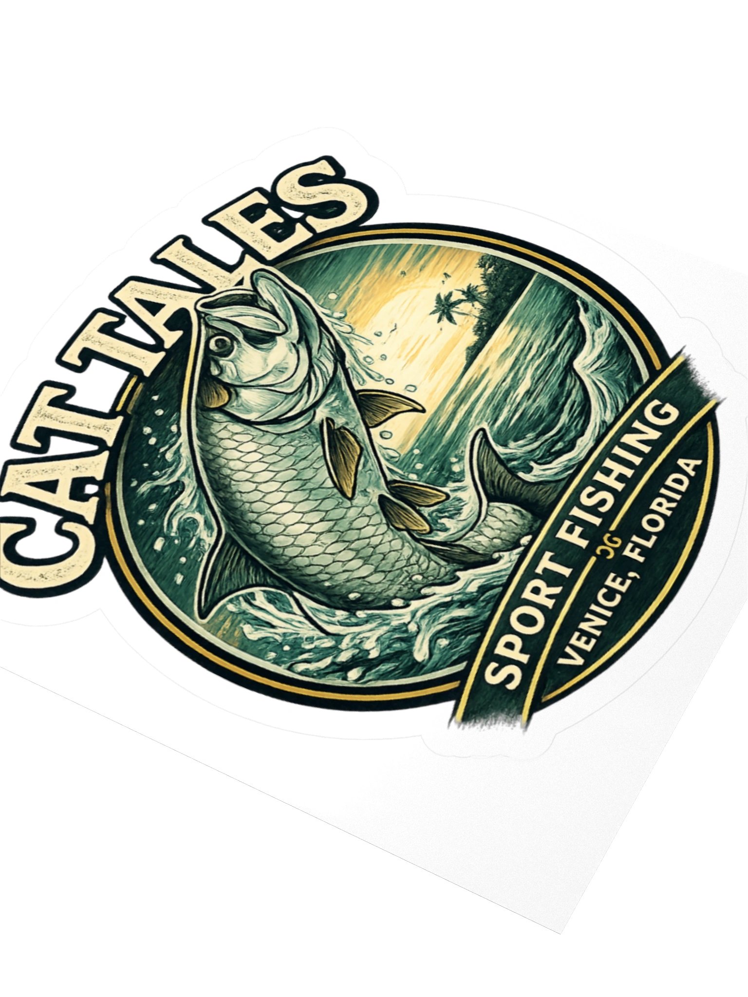 Cat Tales | Sport Fishing Decal product image (3)
