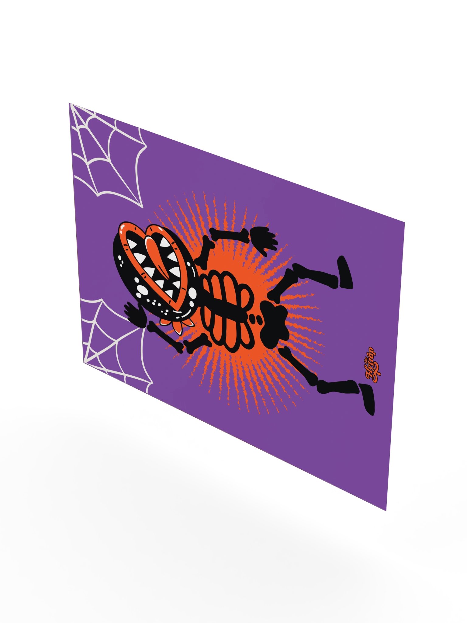 Flytrap Fridays - Dancing Skelly 12" x 16" Poster product image (8)