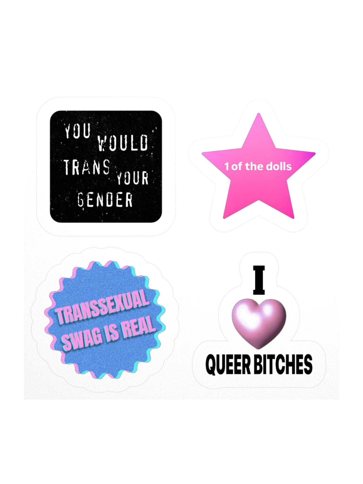 1ofthedolls Sticker Quad product image (1)