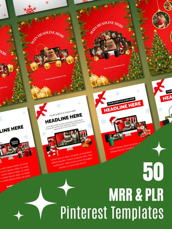 MRR/PLR Christmas Instagram Templates product image (11)