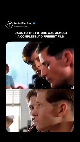 Back to the Future originally cast Eric Stoltz as Marty McFly, and he filmed for almost five weeks before being replaced by M...