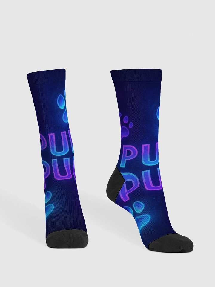 PurPur Glow Paw Crew Socks product image (2)