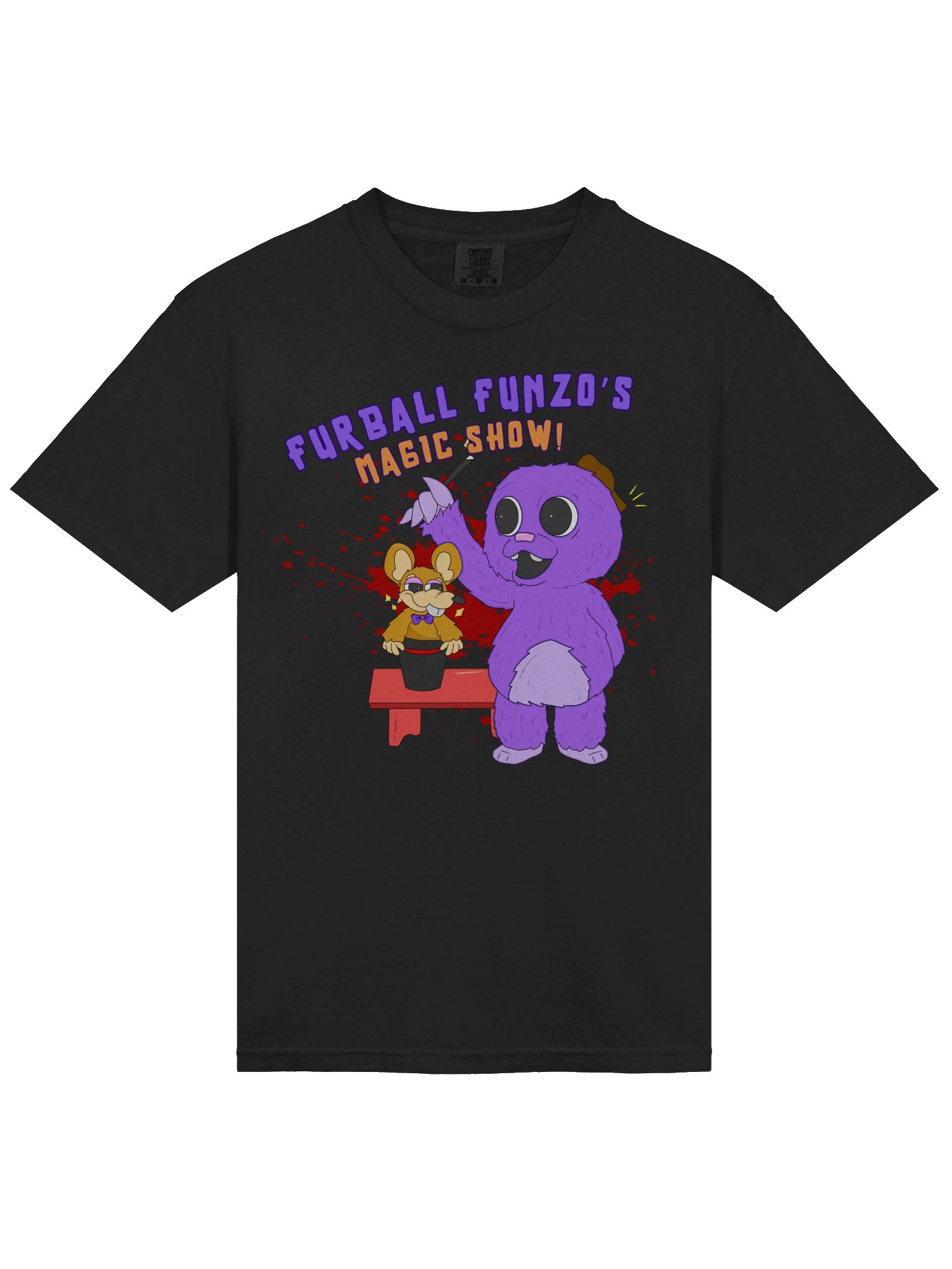 'Furball Funzo's Magic show' Tee product image (3)