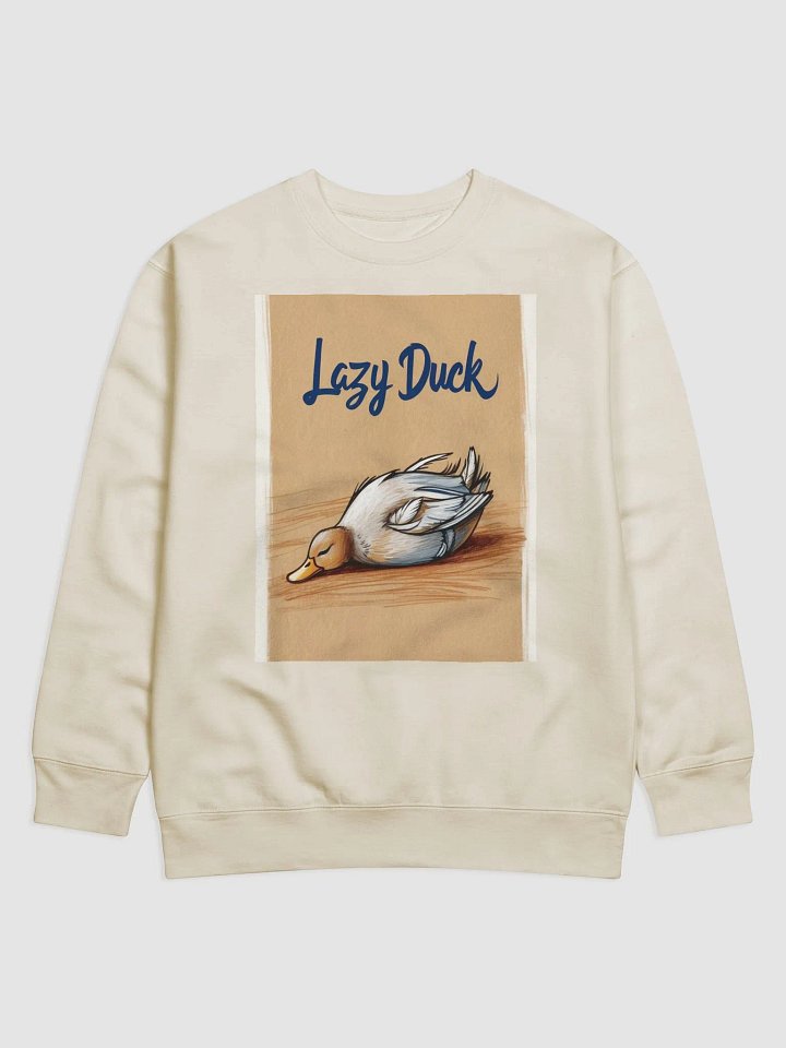 Lazy Duck – A fun sweatshirt with a playful duck illustration. product image (4)