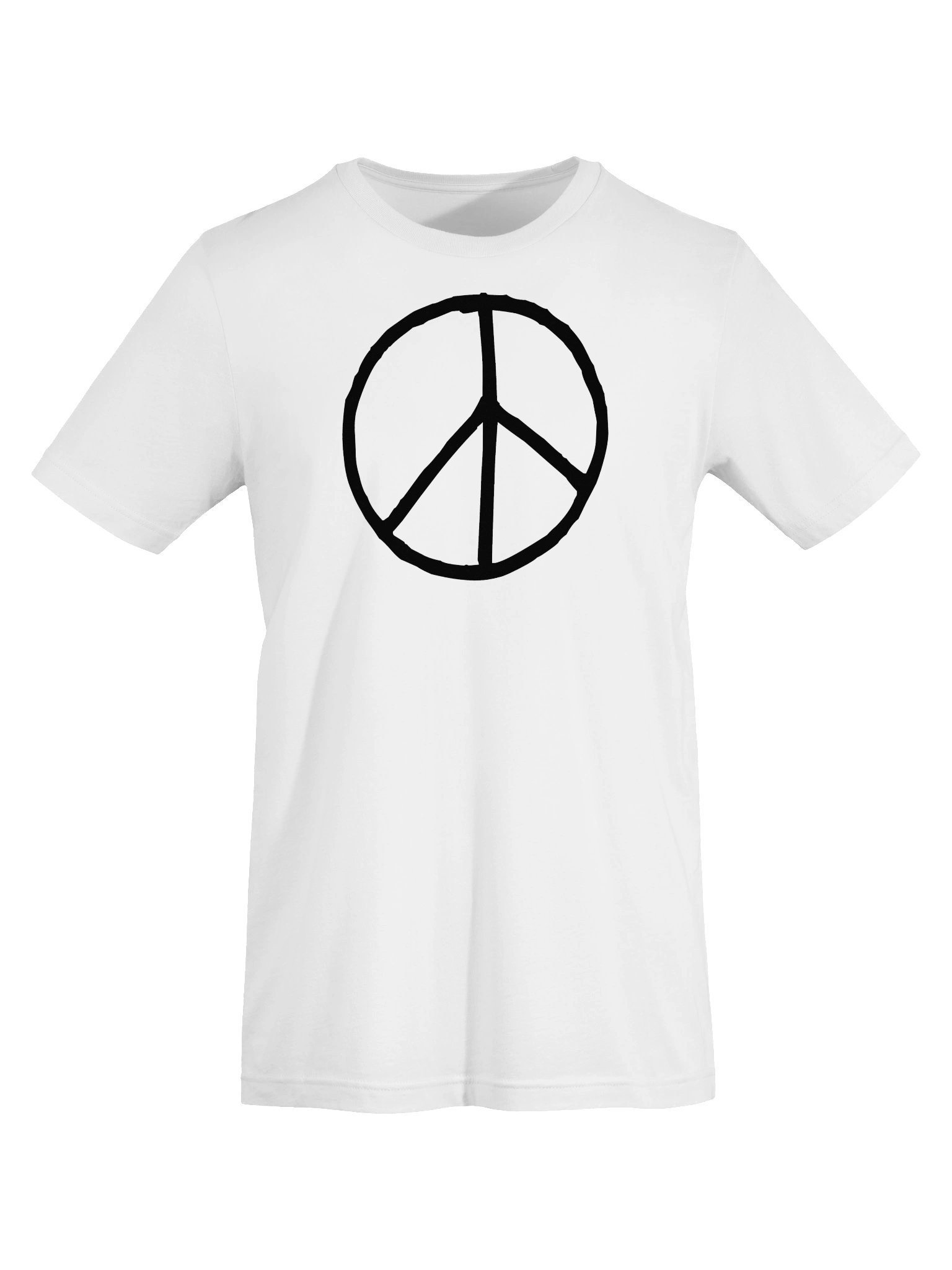 Peace Symbol White T-Shirt product image (5)