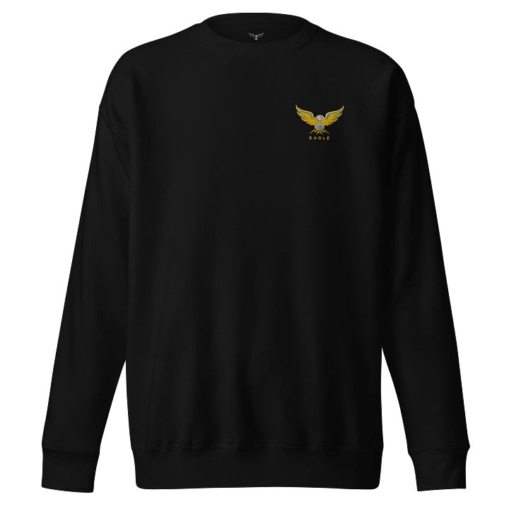 Eagle Unisex Premium Sweatshirt - Exclusive Golden Eagle Design - Heavyweight Cotton Blend product image (1)