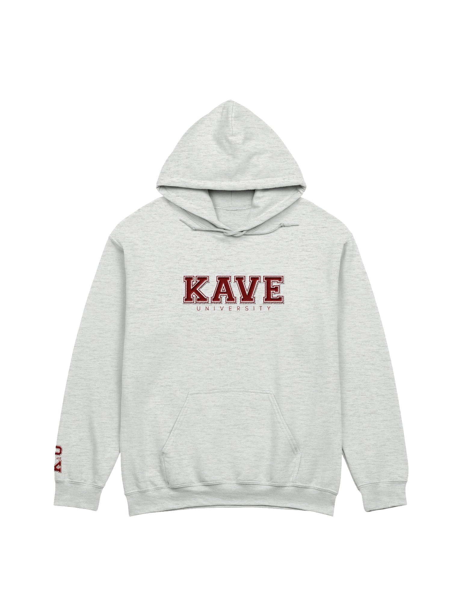 KAVE University Hoodie | Maroon Lettering product image (1)