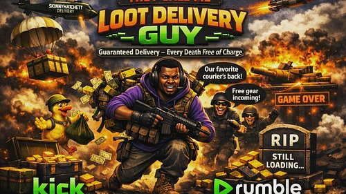 Goin live in 5 hours, for the “Loot Delivery Guy” chaos run — expect explosions, respawns, and zero refunds on skill issues.
...