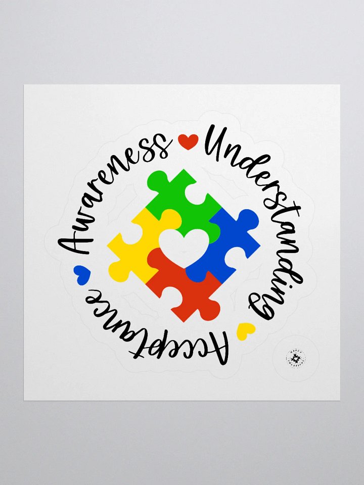 Colorful Puzzle Pieces Kiss Cut Stickers Set product image (1)