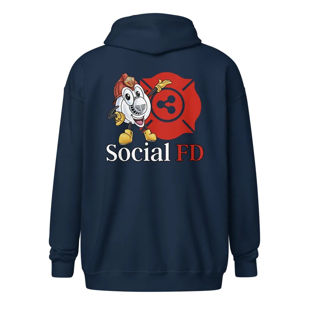 Social FD Zip Up Hoodie product image (1)