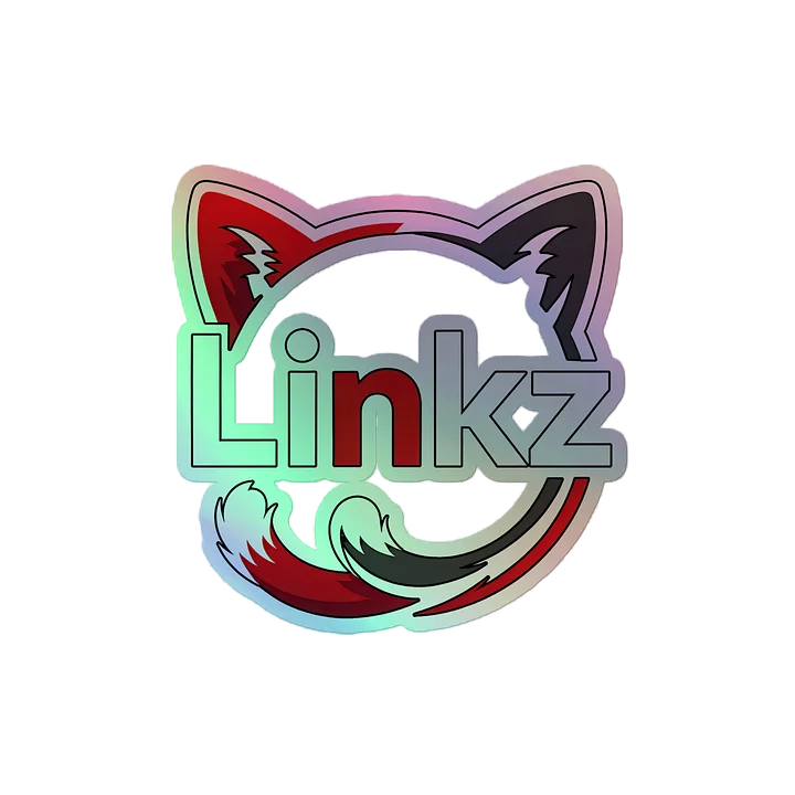 Kiss-Cut Holographic Sticker Sheet - Linkz Logo product image (2)