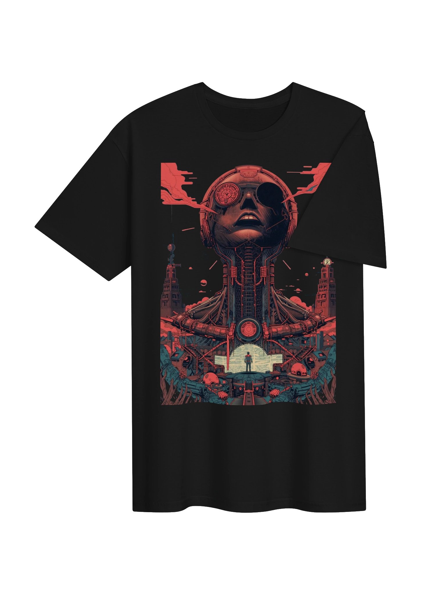 Cyberpunk Giant Head T-Shirt product image (7)
