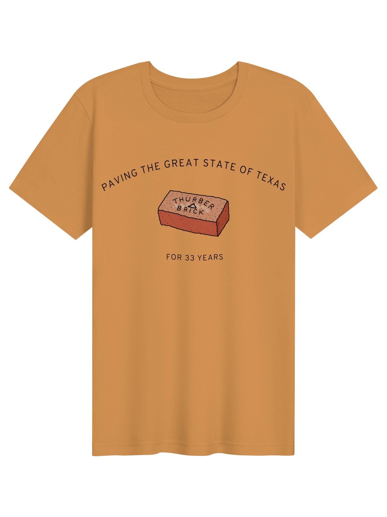 Thurber Brick Texas T-Shirt – Historic Red Brick product image (1)