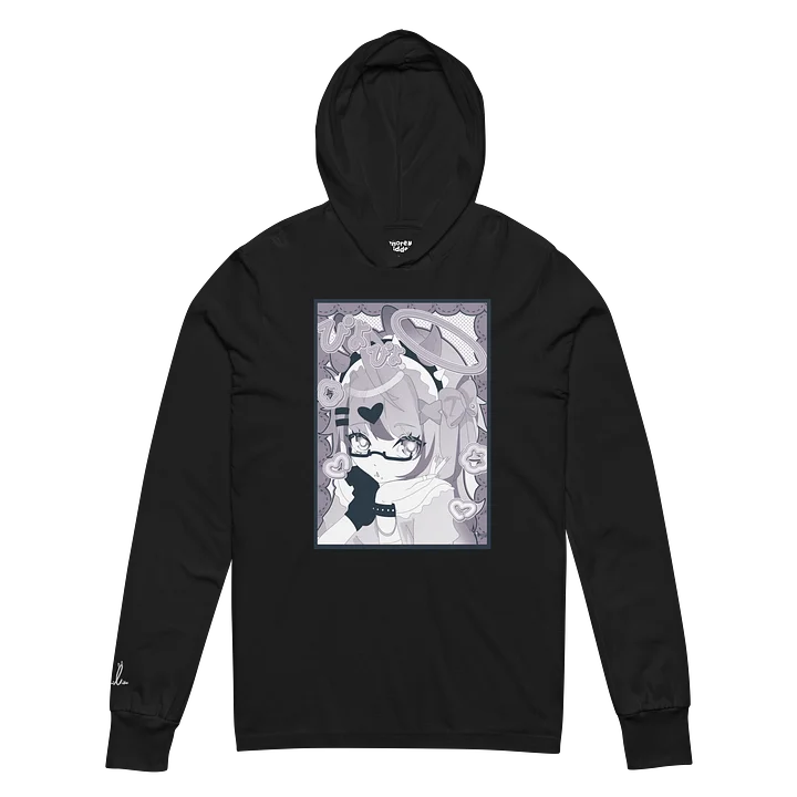 Jirai Bunny B&W Hoodie product image (2)
