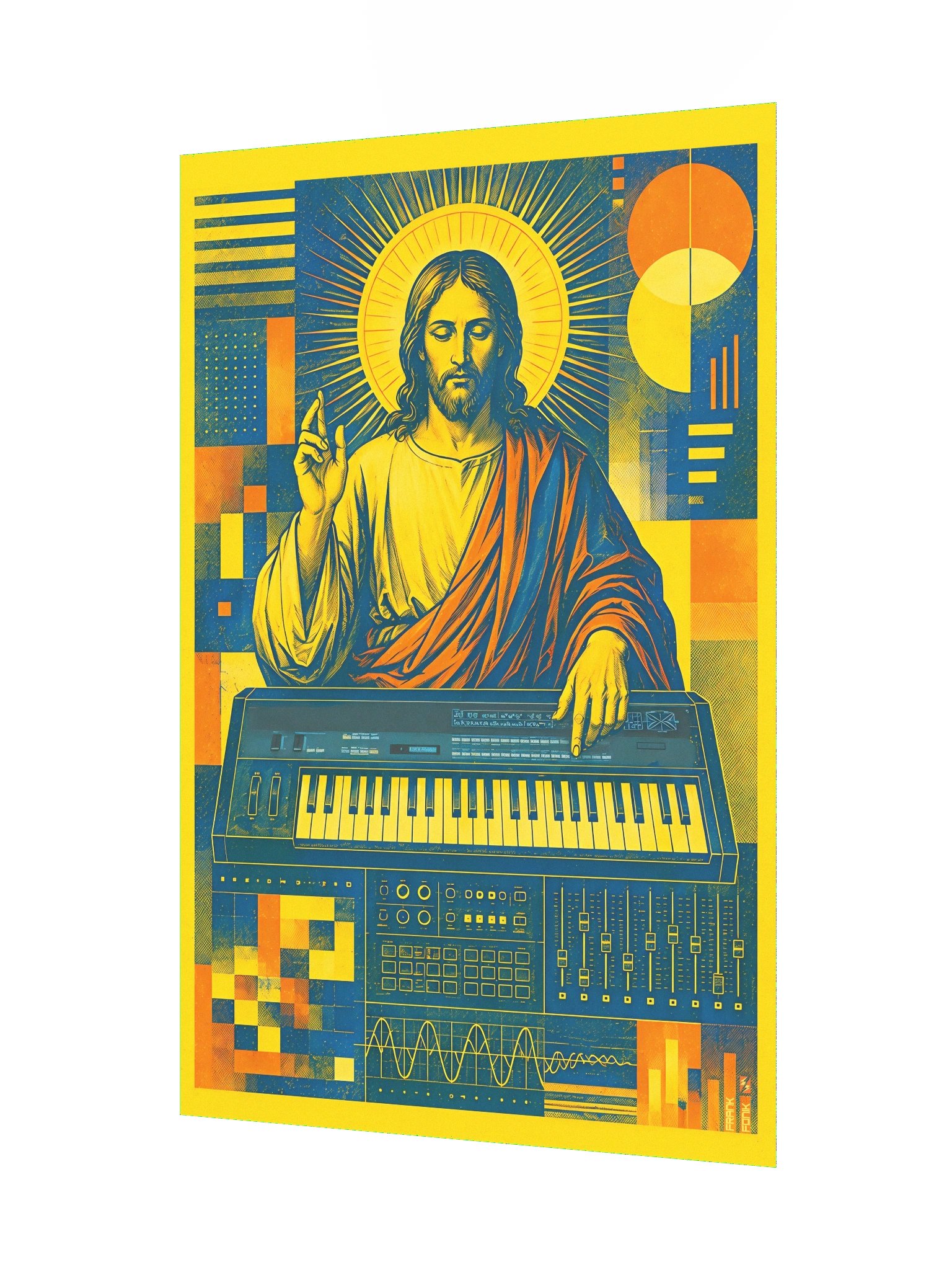 SYNTHESUS CHRIST, by Frank Fonik (D-X-7 TRIBUTE) Matte Paper Poster product image (3)