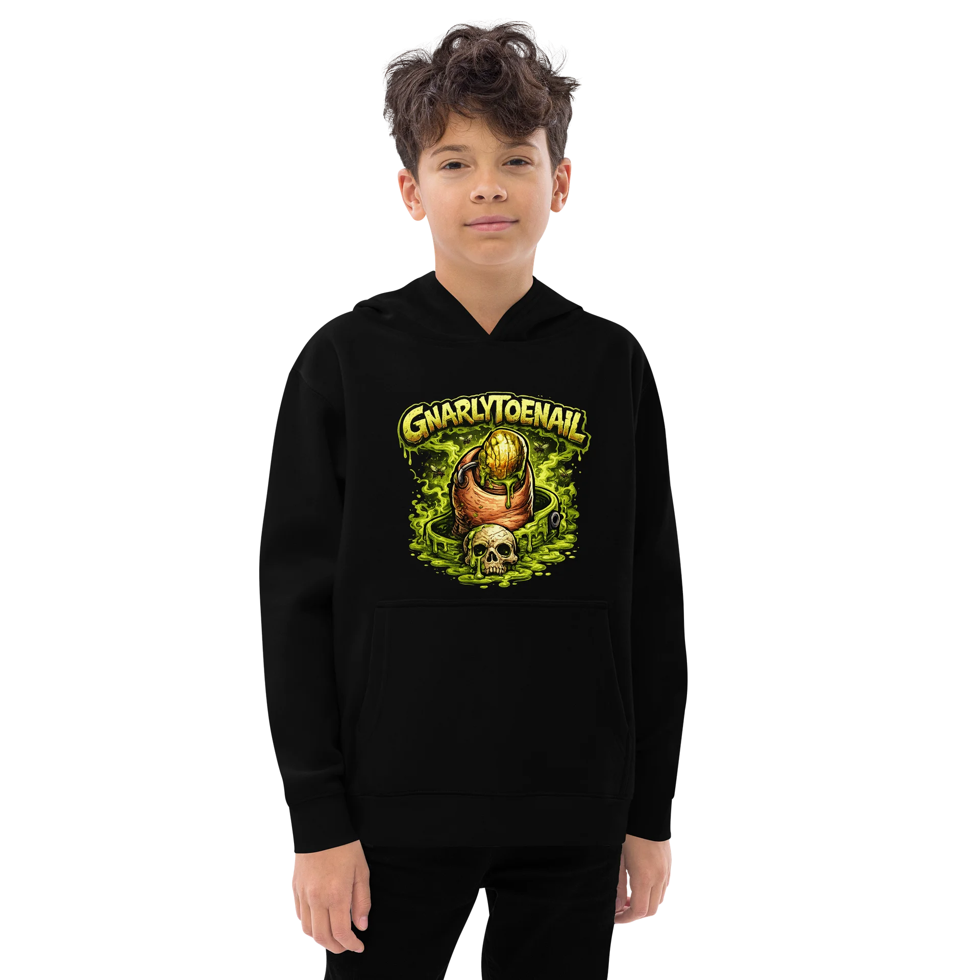 GnarlyToenail Horror Youth Fleece product image (1)