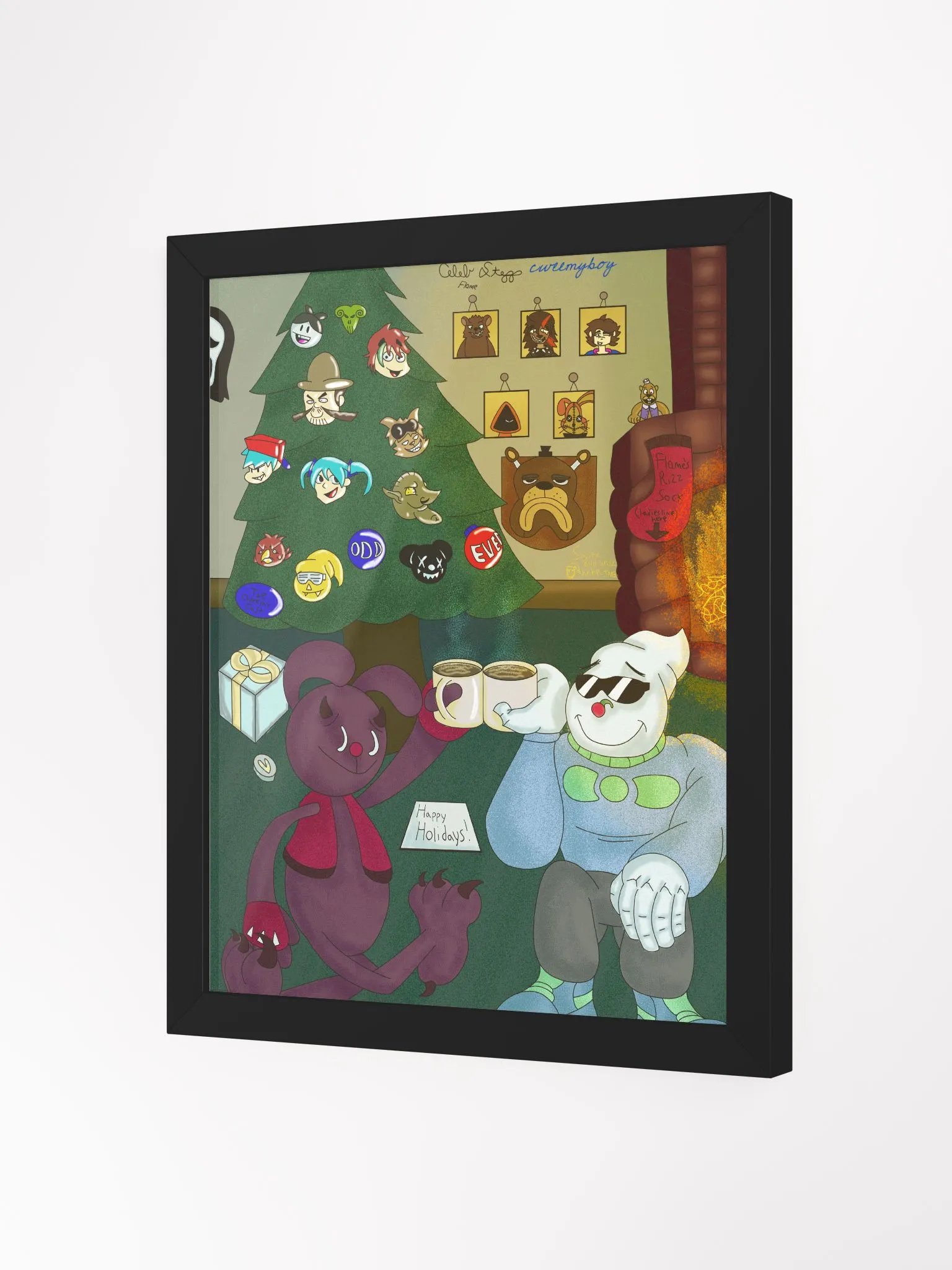 A Cweemy Christmas Signed Print product image (2)