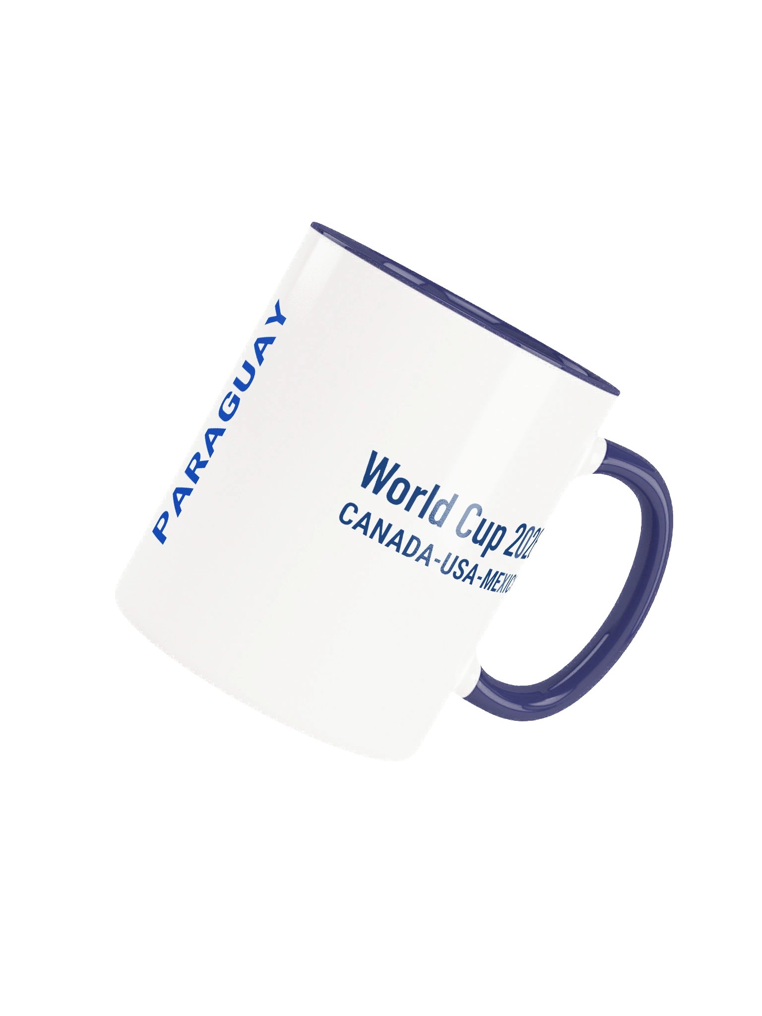 Paraguay 2026 World Cup Flag Mug - Paraguay Soccer Fan Coffee Cup - Premium Two-Tone Ceramic Mug product image (4)