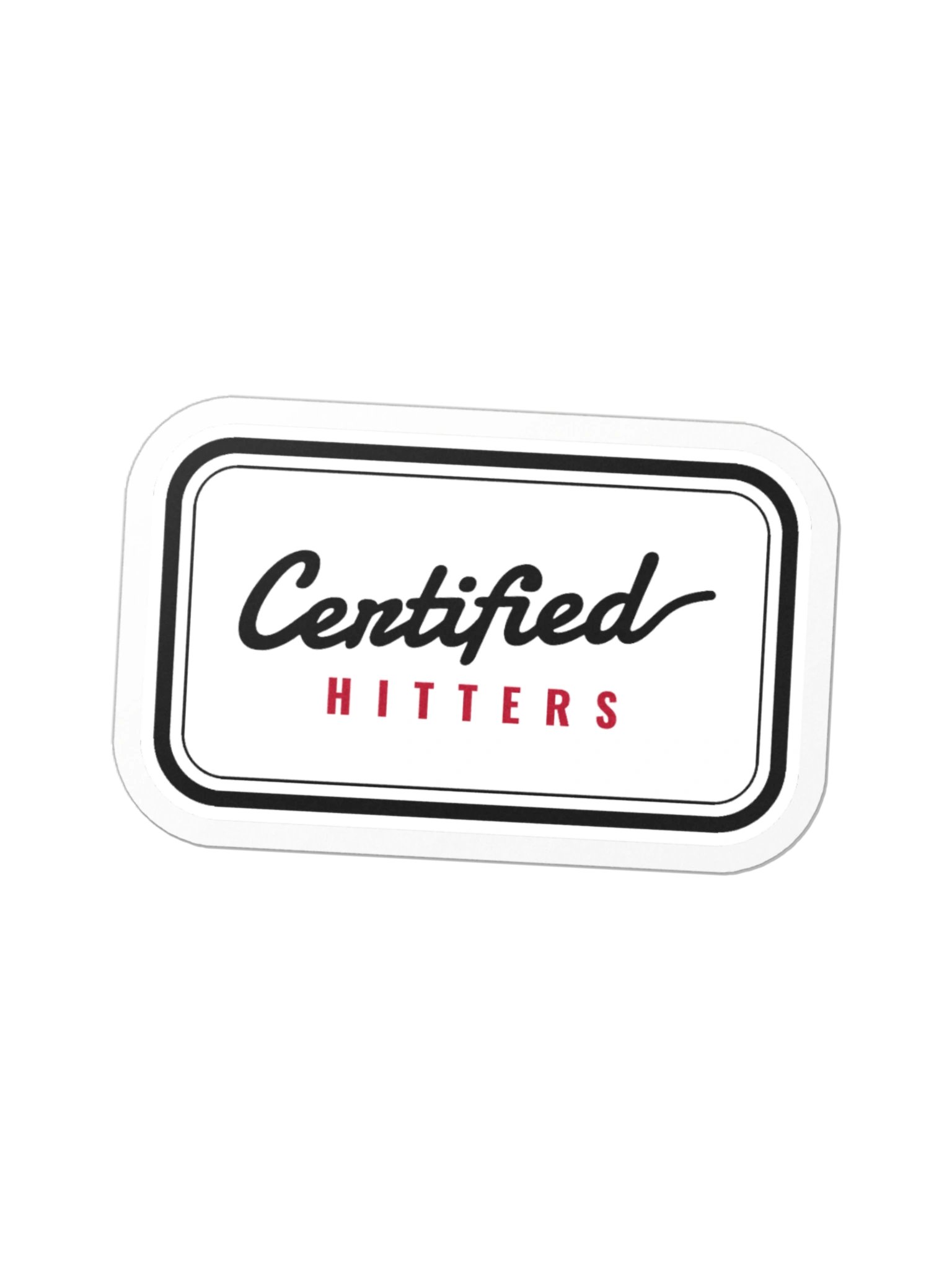 Certified Hitters Patch - White product image (1)