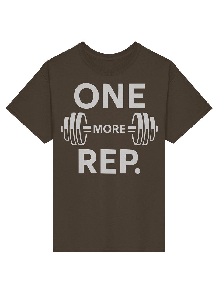 “One More Rep” Motivational Gym T-shirt product image (1)