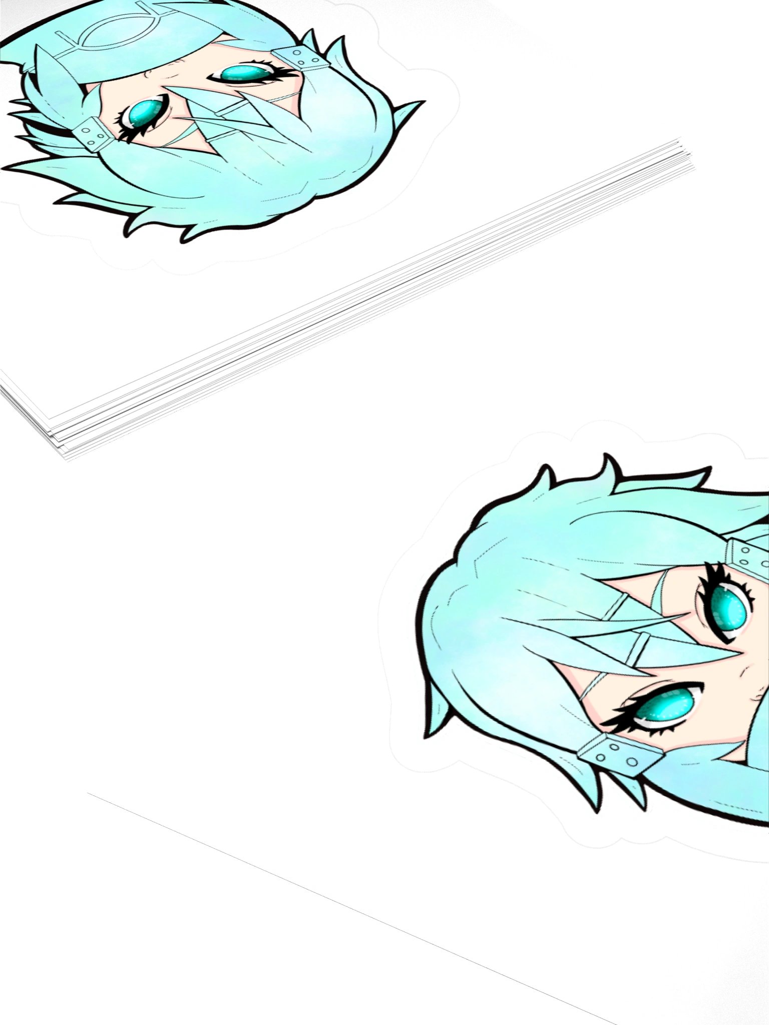 Sinon Headshot Sticker product image (16)