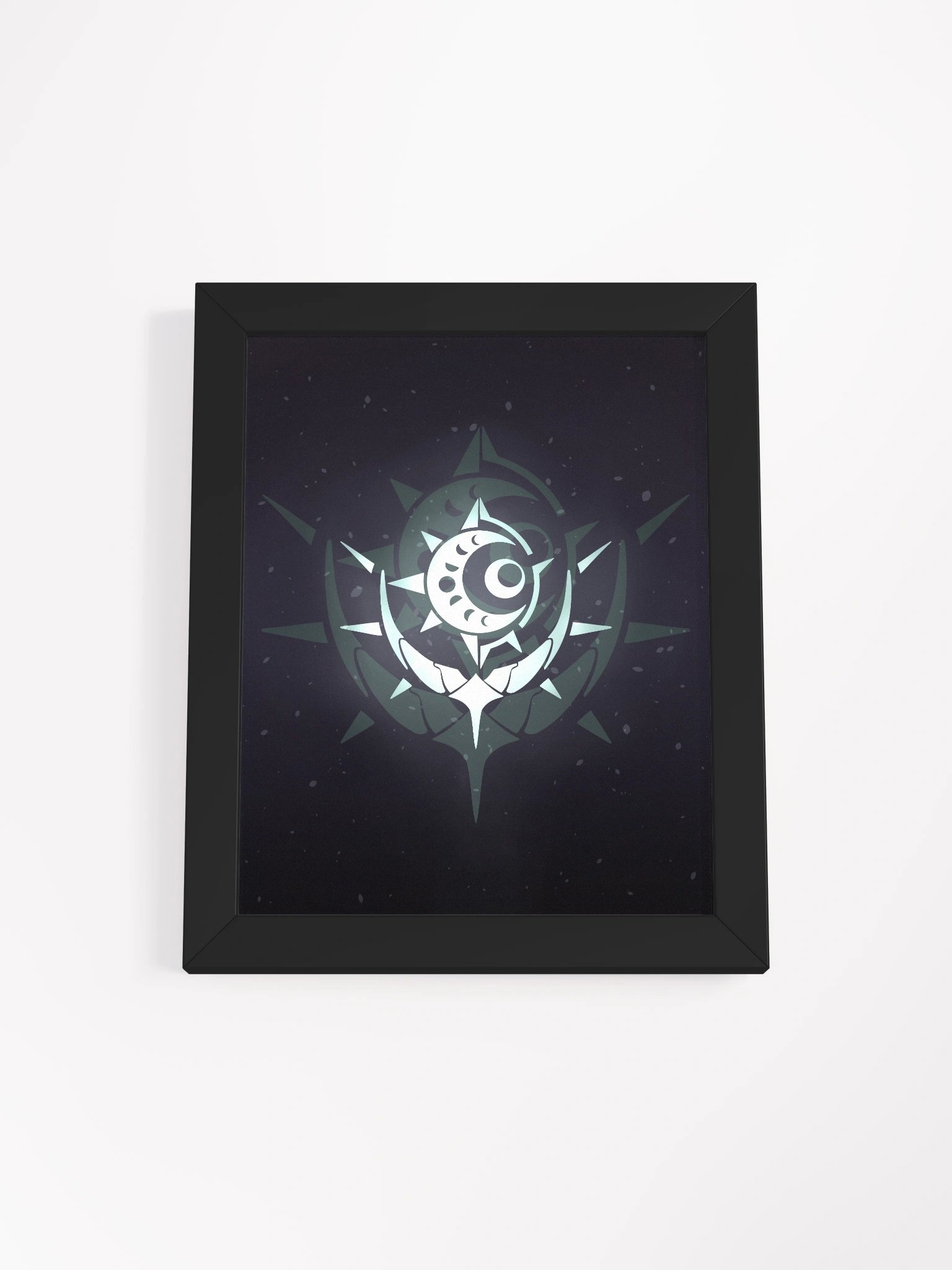 Framed Matte Poster - Moon Mark Design product image (1)