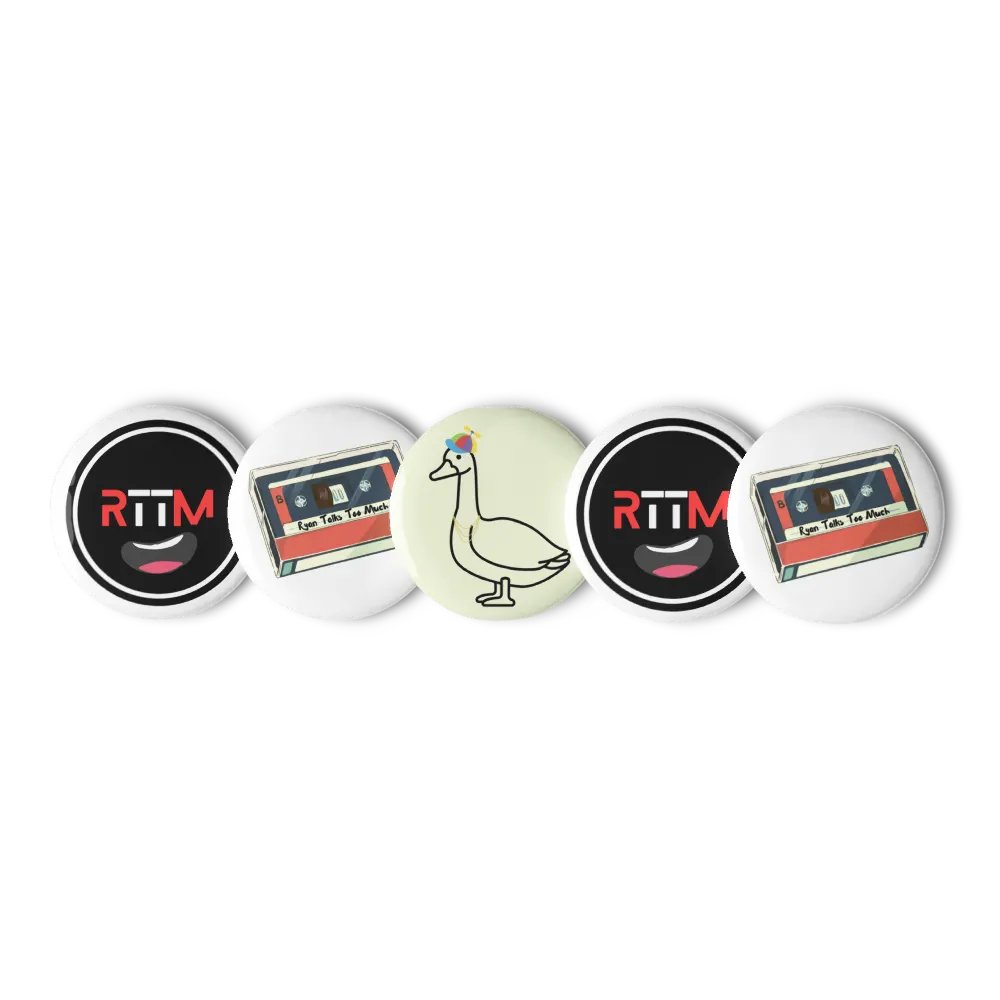 RTTM Pin Button Collection product image (1)